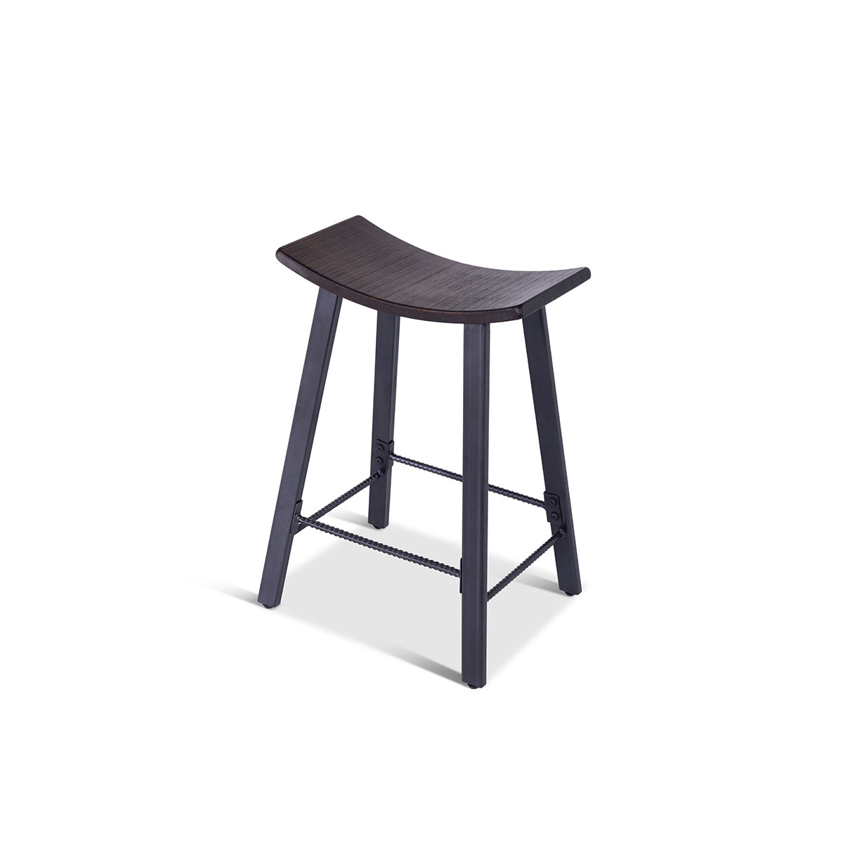 Kingston Wood Saddle Stool