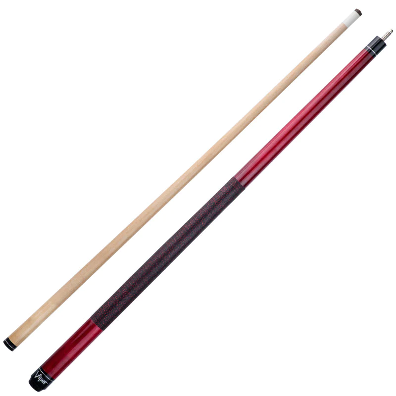 Elite Series Red Linen Wrapped Billiard Cue 19 oz