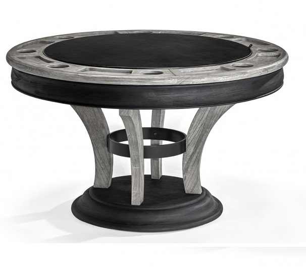 Centennial Game Table(Rustic Grey/Black Wire Brush)