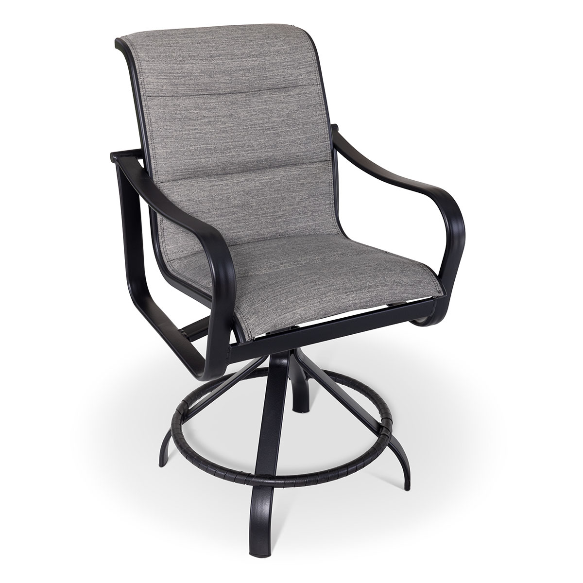 Shoreline Padded Sling Swivel Counter Stool