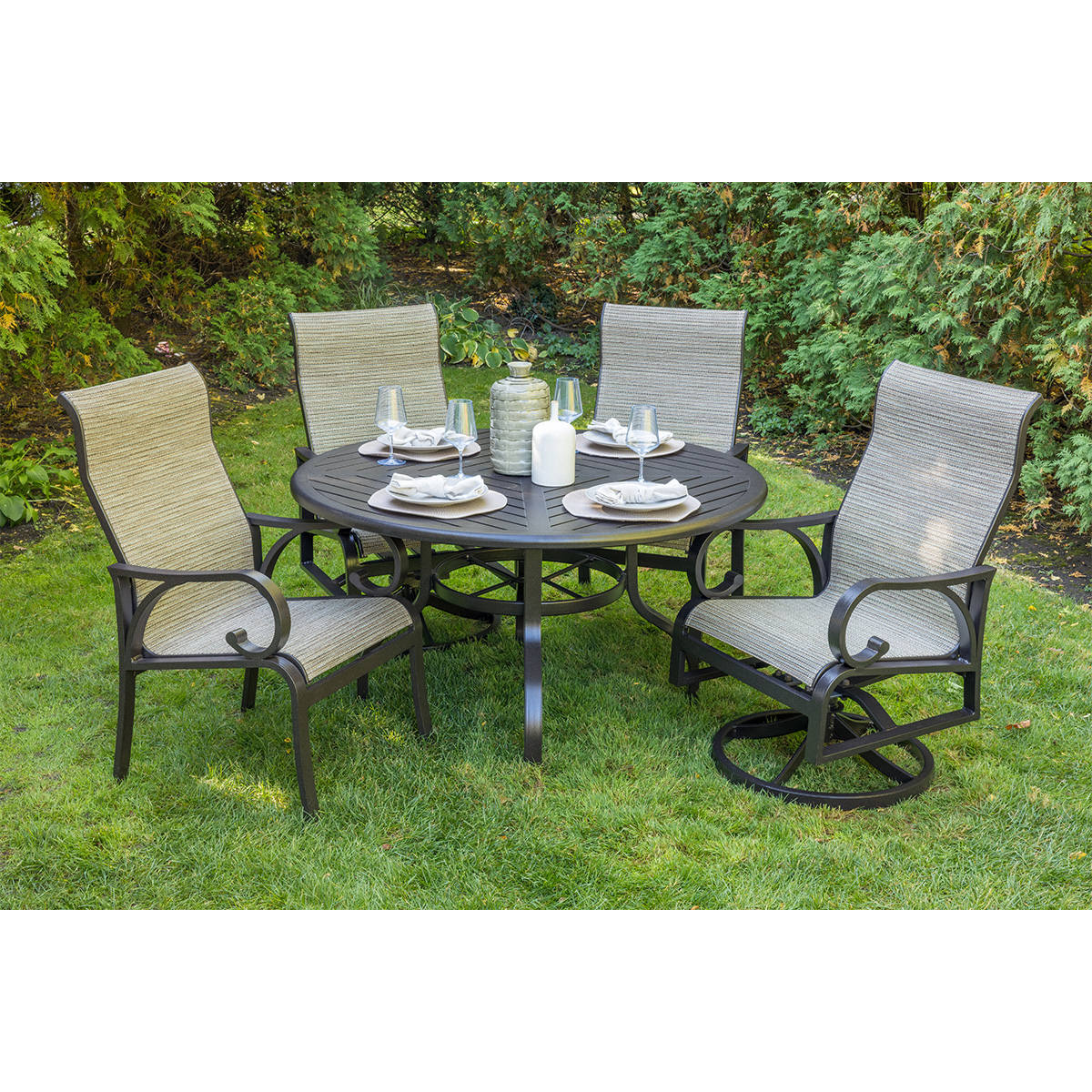 Aberdeen Sling 5 Piece Dining Collection