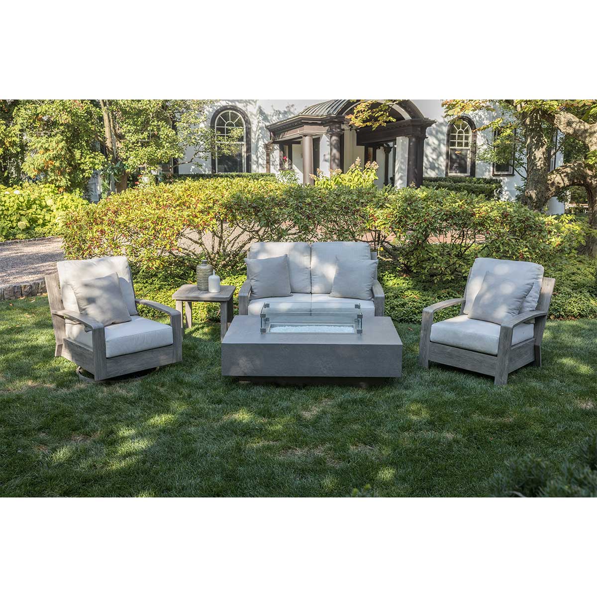 Prescott 5 Piece Loveseat Firepit Collection