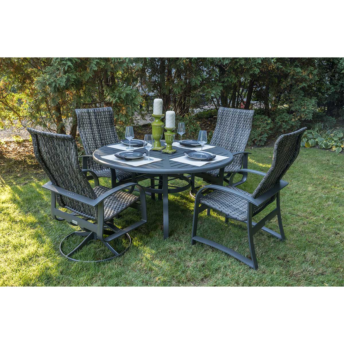 Wakefield 5 Piece Woven Dining Collection