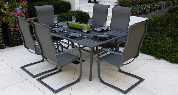 Augustine 7 Piece Sling Dining Collection