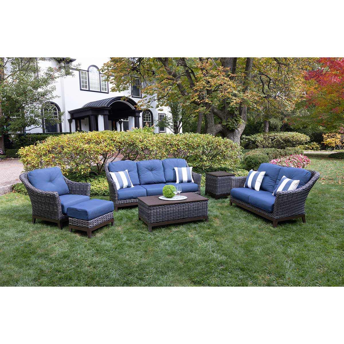 Aurora 6 Piece Sofa/Loveseat Collection 