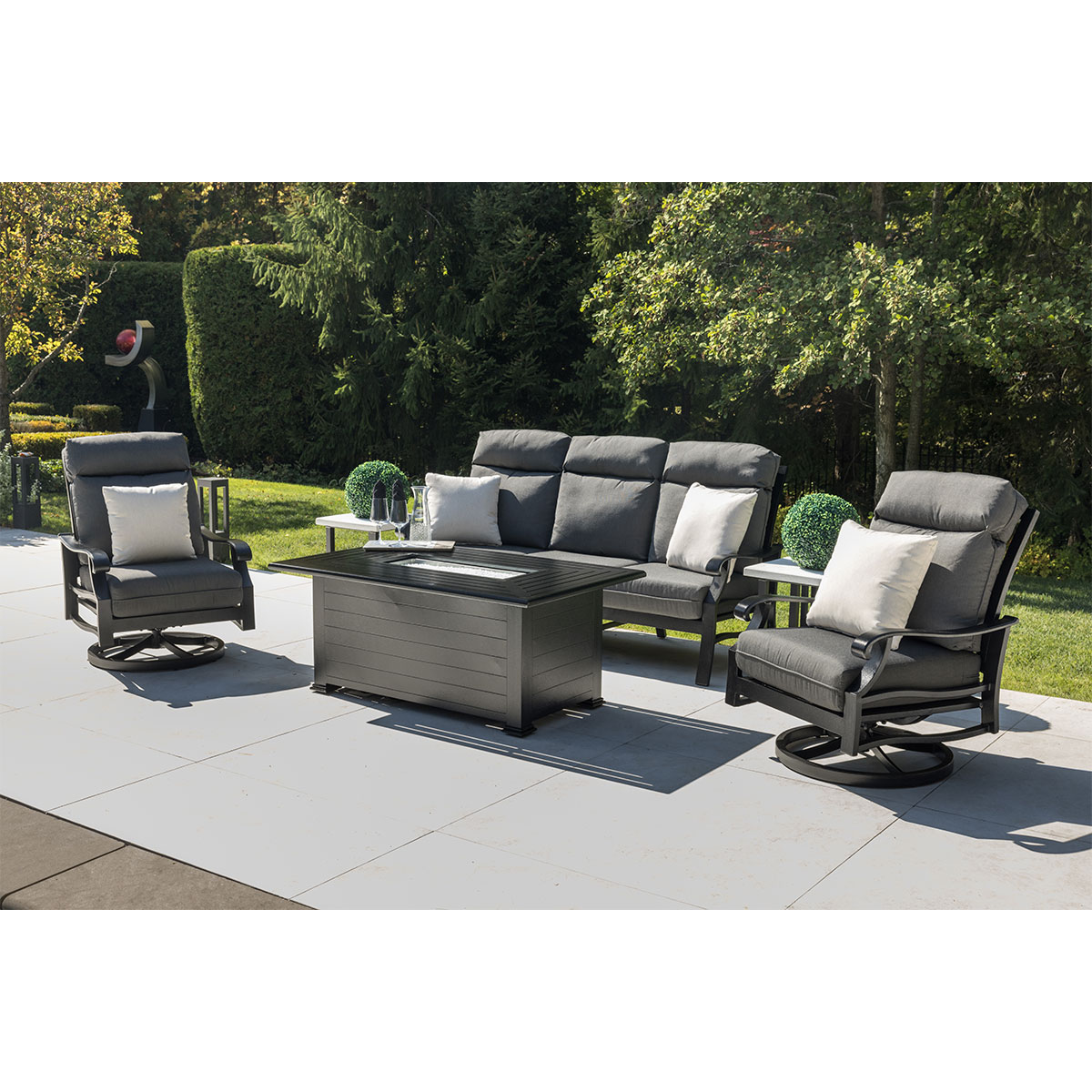 Sterling 4 Piece Sofa Firepit Collection