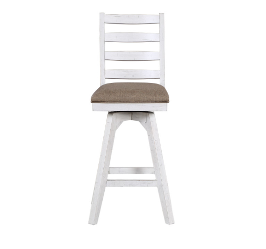 Savannah Ladder Back Swivel Barstool