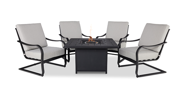 Wade 5 Piece Firepit Chat Group 