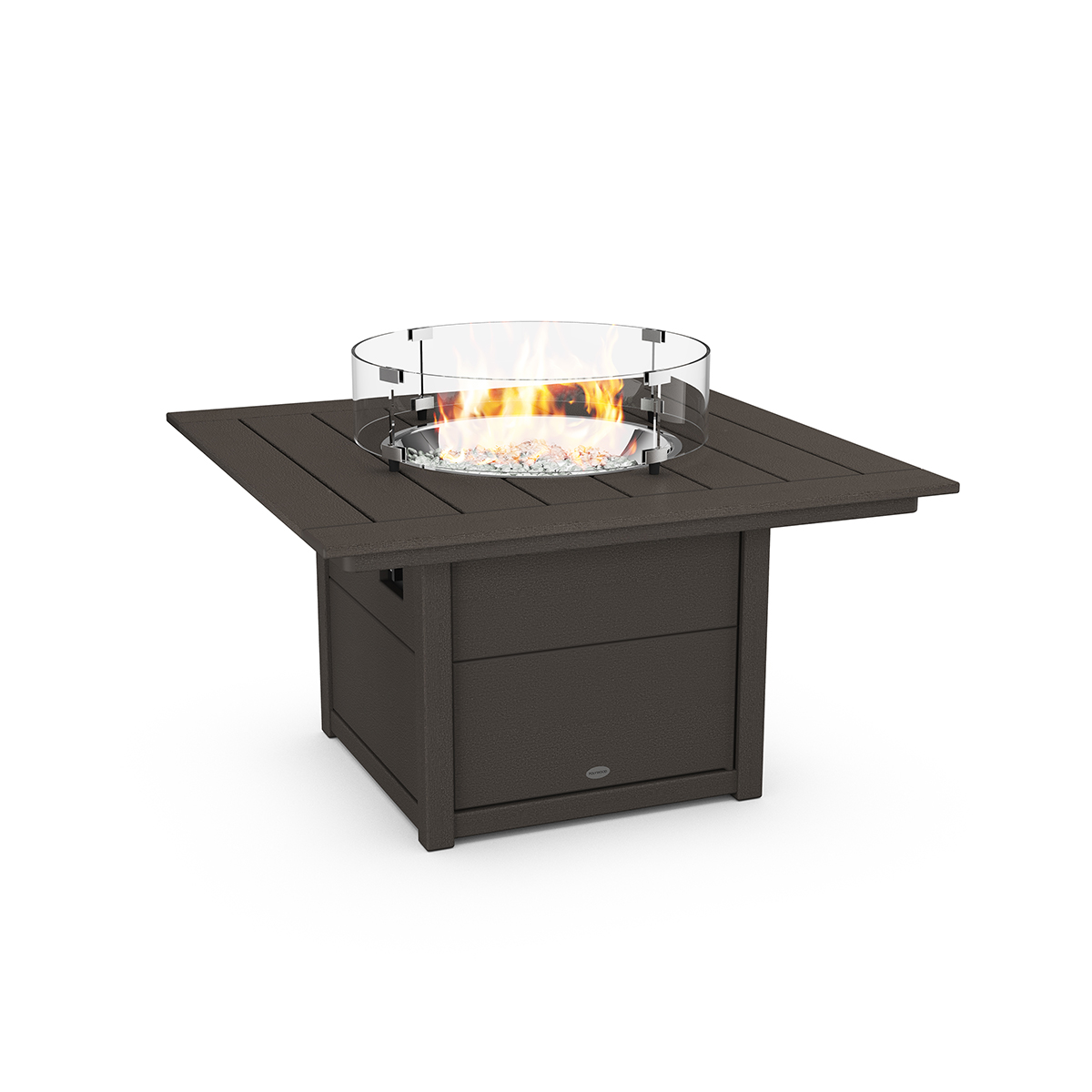 Square 42" Fire Pit Table in Vintage Finish