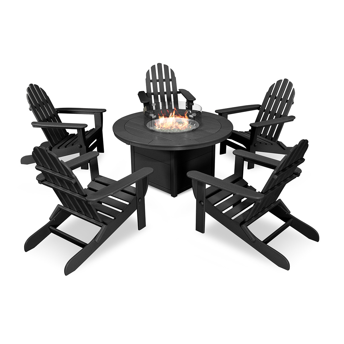 Classic Folding Adirondack Fire Group