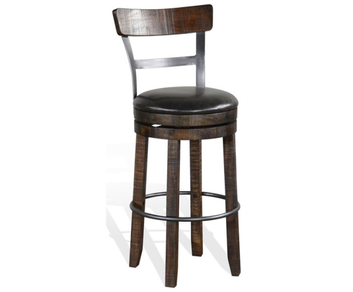 Kingston Swivel Barstool w/ Back